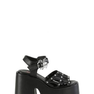 Camel-17 Platform Ankle Strap Sandals