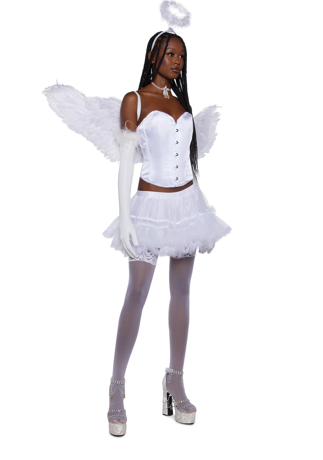 Trickz N' Treatz Tutu Tulle Mini Skirt - Black - Image 3