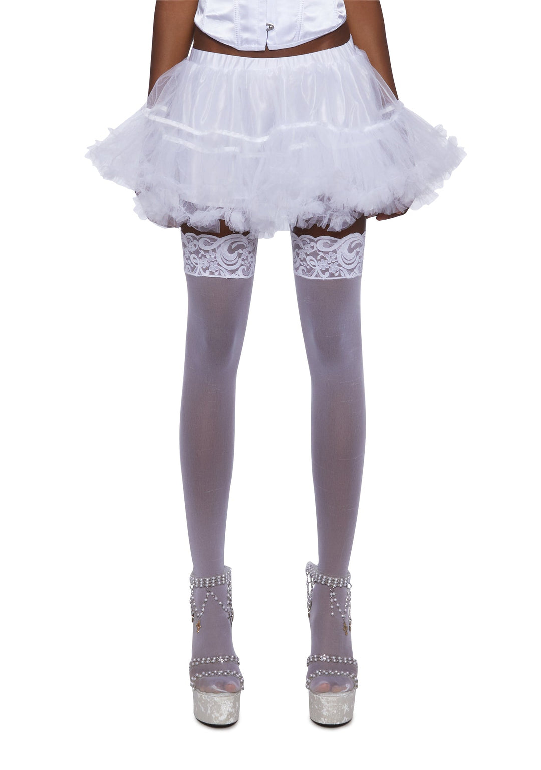 Trickz N' Treatz Tutu Tulle Mini Skirt - Black
