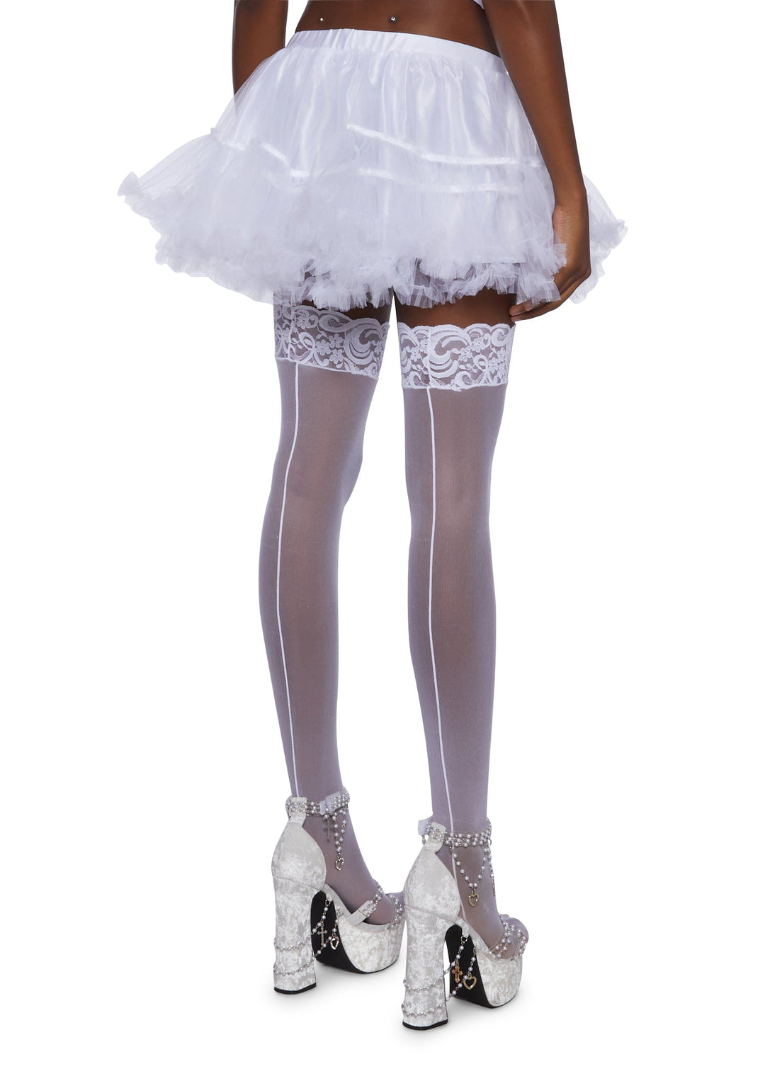 Trickz N' Treatz Tutu Tulle Mini Skirt - Black - Image 4