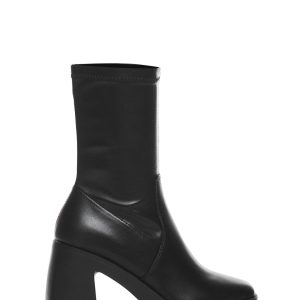 AZALEA WANG 4 Way Stretch Platform Boots - Black