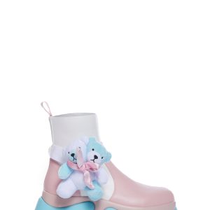 Koi Footwear Teddy Bear Plush Platform Boots - Multi