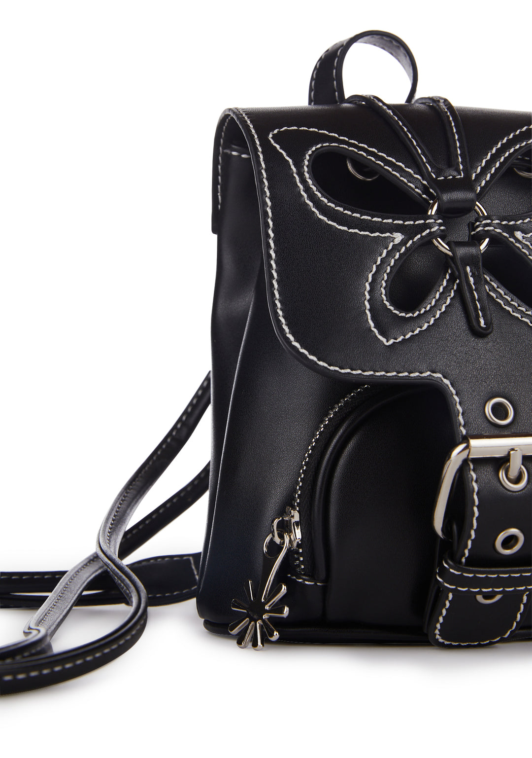 dELiA*s by Dolls Kill Butterfly Cut Out Mini Back Pack - Black - Image 5
