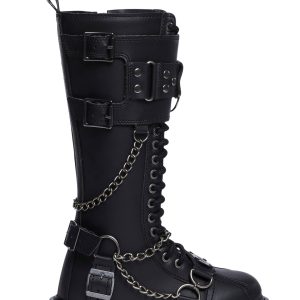 Bolt-415 Unisex Knee High Boots