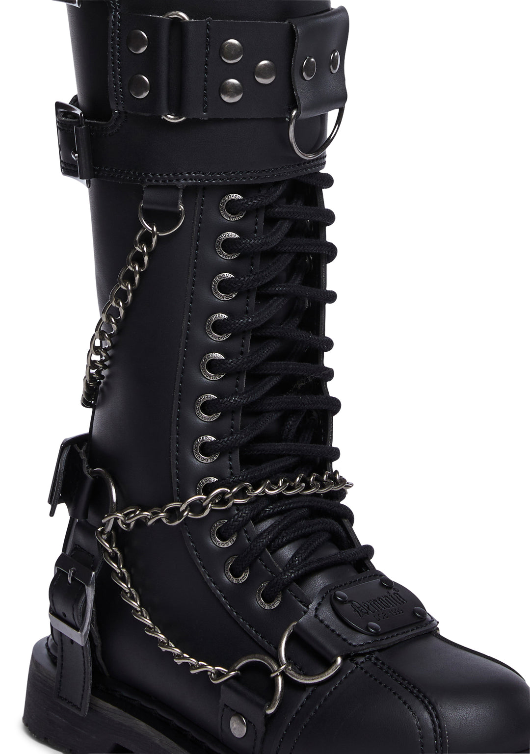 Bolt-415 Unisex Knee High Boots - Image 2