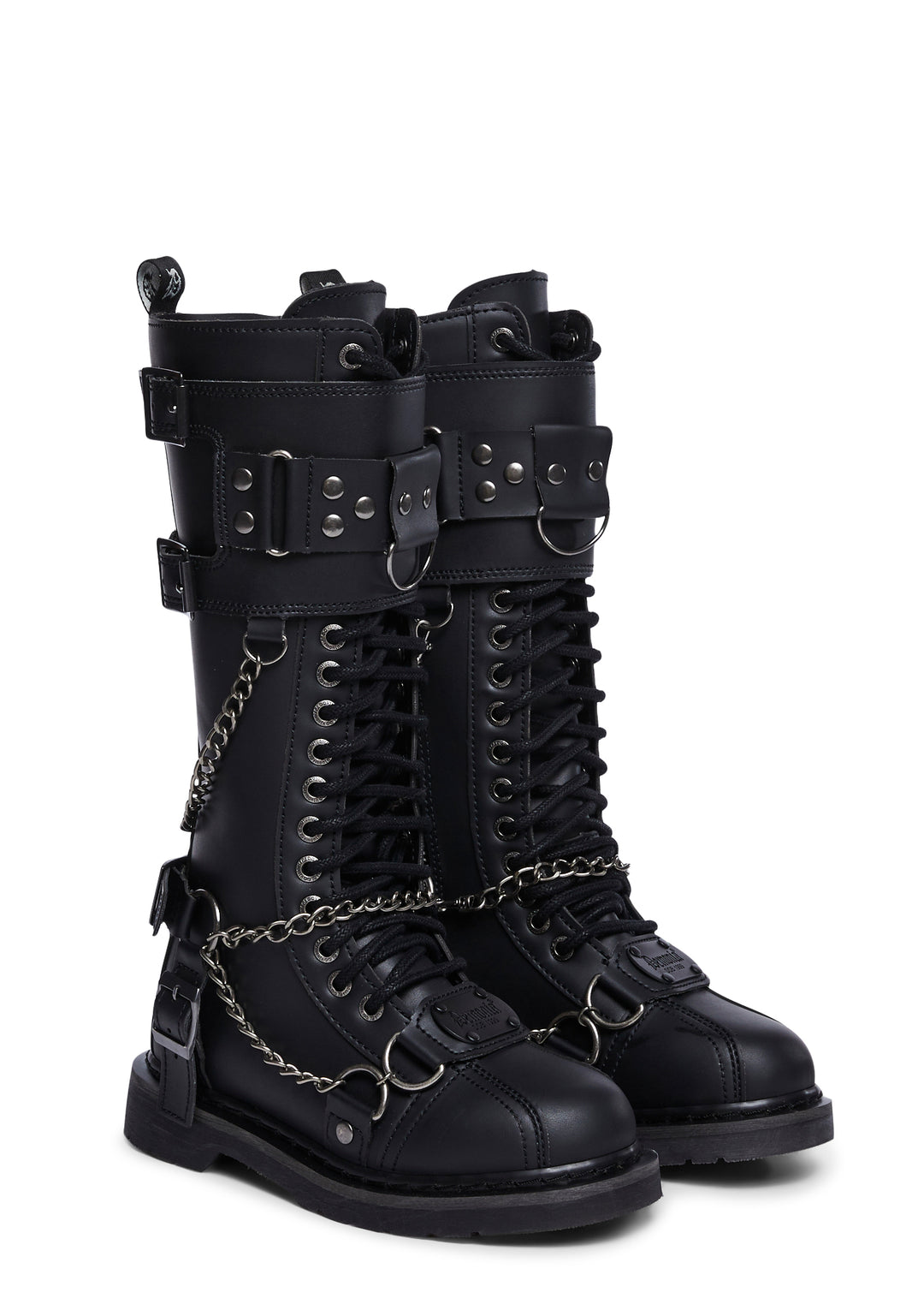 Bolt-415 Unisex Knee High Boots - Image 3