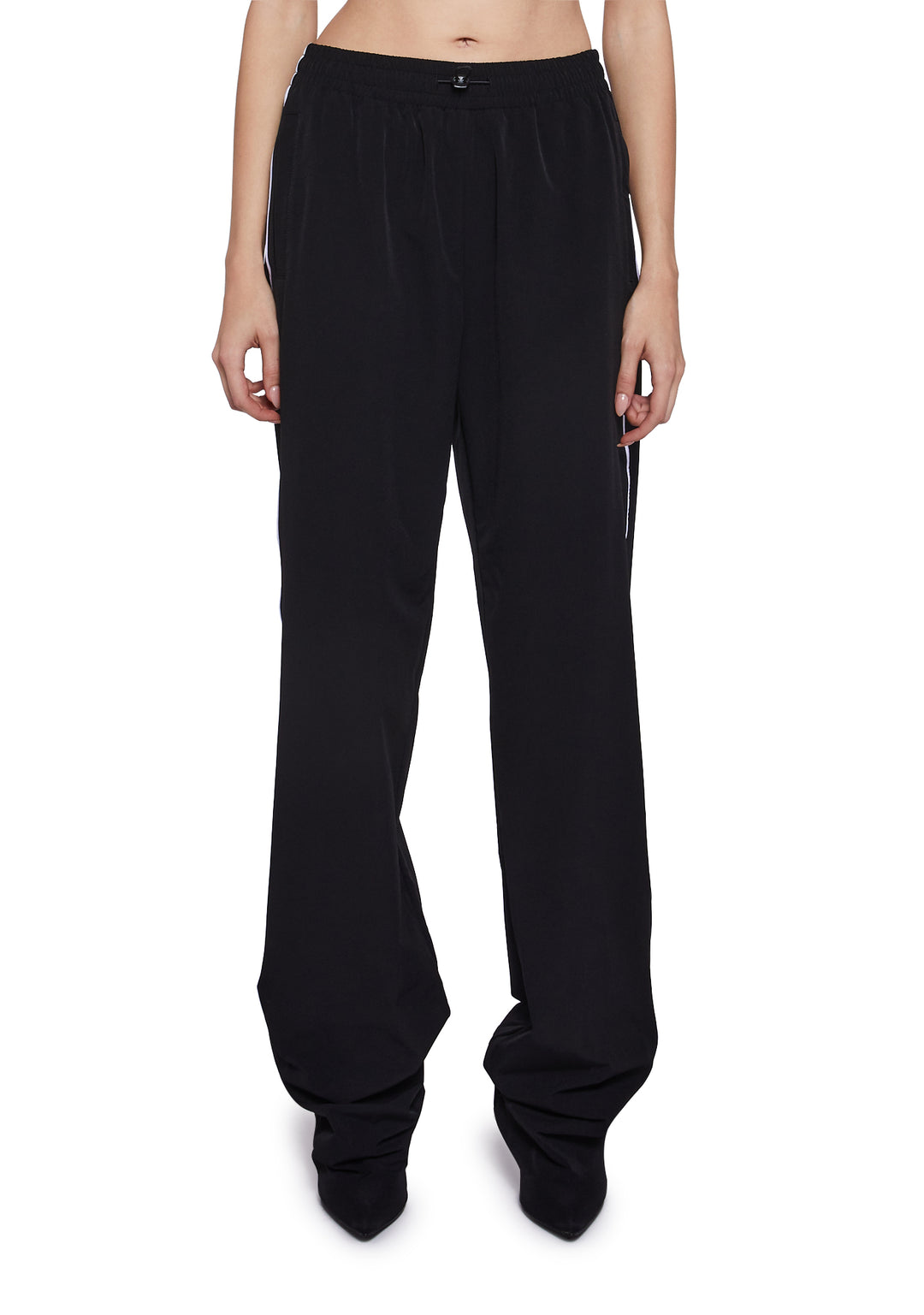 AZALEA WANG Pant Stiletto Heels - Black