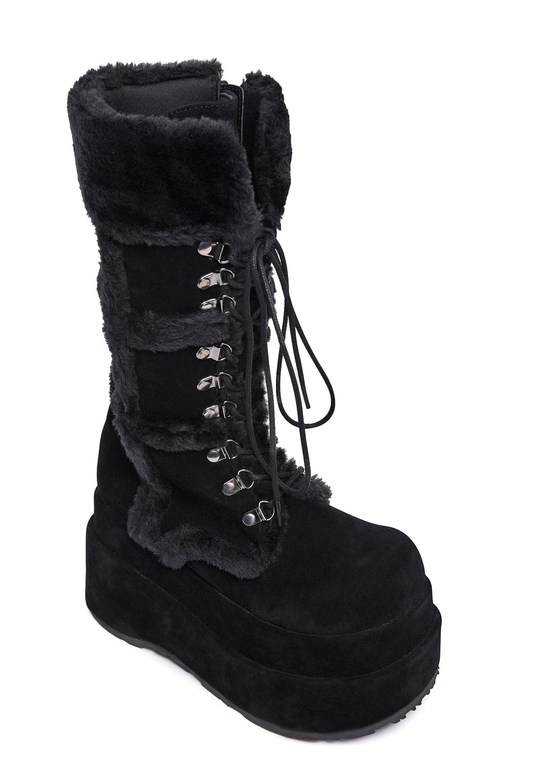 Bear-202 Platform Calf High Boots - Image 2