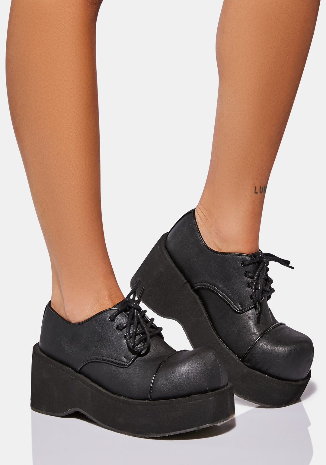 Dank-101 Platform Goth Punk Shoes - Image 8